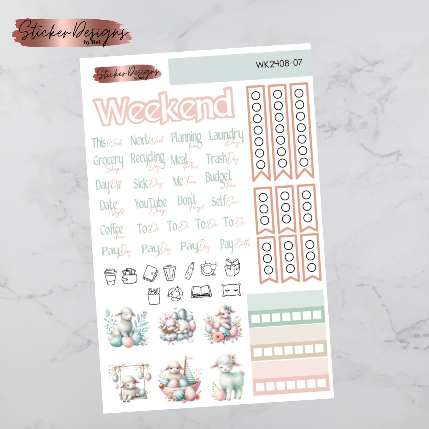 Weekly Kit 2408 - Easter Lamb - Vertical Layout